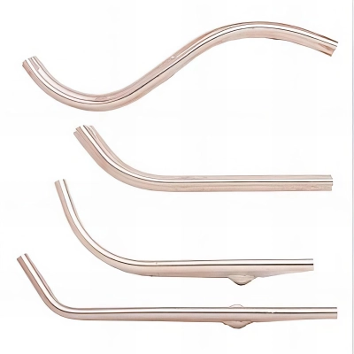 4 Supports d'outils courbes pour tour à bois Q. 15,87 mm 2