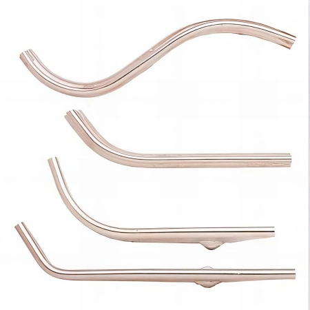 4 Supports d'outils courbes pour tour à bois Q. 15,87 mm