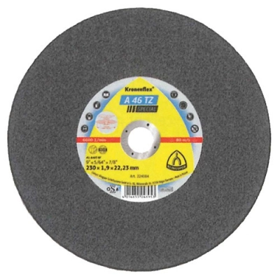 Disque à tronçonner MP SPECIAL A 46 TZ D. 230 x 1,9 x 22,23 mm - Acier inoxydable - 224084 - Klingspor