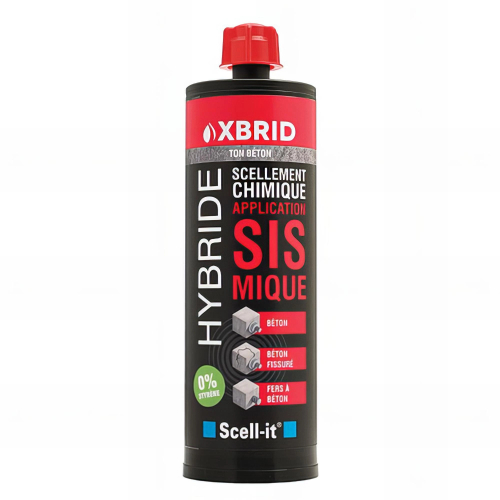 12 cartouches résine vinylester hybride application sismique 2 ATE - sans styrene - 420 ml