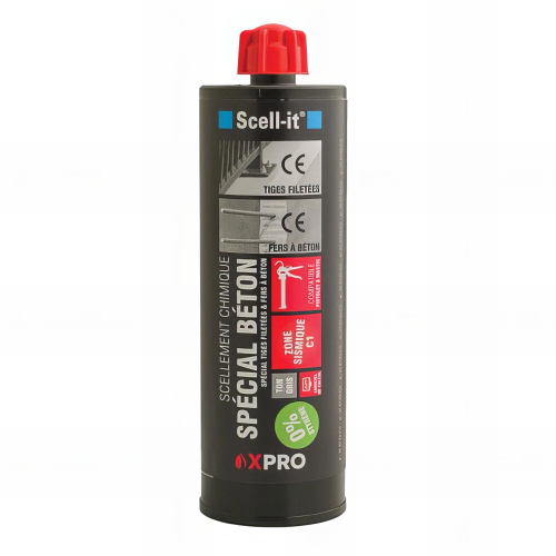 12 cartouches de résine vinylester 420ml Spécial béton - SC-X-PRO420 - Scell-it