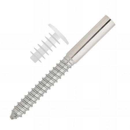 50 fixations special asphalte douille femelle, acier zingué M8 à sceller - 10 x 100 mm