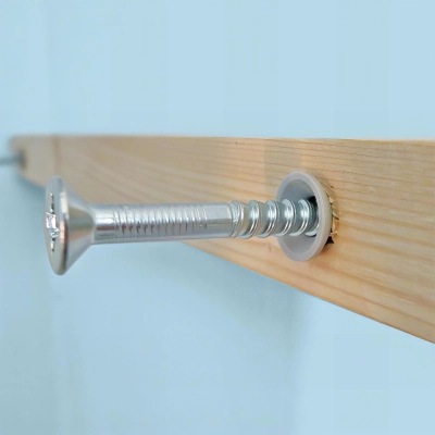 100 chevilles clou acier multi-matériaux à frapper, tête fraisée, nylon - 8 x 45 mm 2