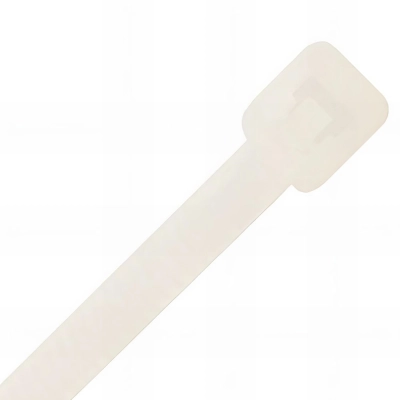 100 colliers de cablage simple polyamide 6.6, blanc - 7,6 x 360 mm