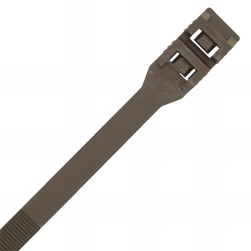100 colliers de cablage double verrouillage polyamide 6.6, noir - 9 x 360 mm