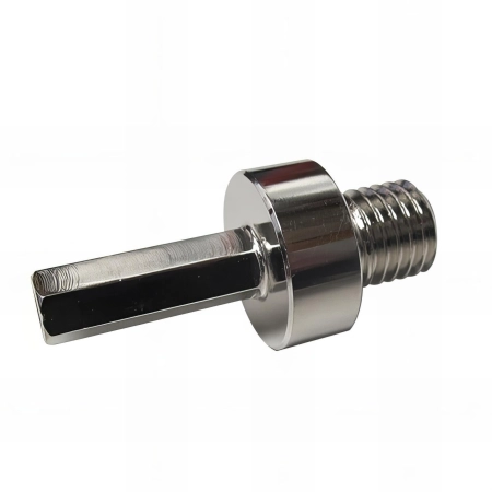 Lot De 2 Adaptateurs Hexagonaux M10 + M14 Pour Perceuse - Conversion Mandrin En Entraînement Carré, Acier