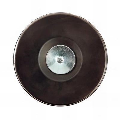 Plateau support caoutchouc disques D. 125 mm avec tige et écrou pour perceuse - 20198063 - Sidamo