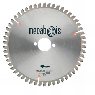 Lame carbure UNIVERSELLE D. 160 x 2,8 x 20 mm Z 42 TP Nég. - Aluminium/Bois clouté/Panneaux - 280060 - Sidamo