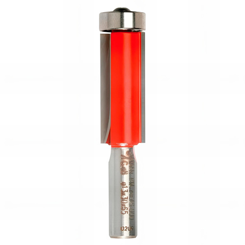 Mèche à affleurer droite Q. 8 x D. 13 x Lt. 65 mm + Guide à billes - 612105 - Sidamo