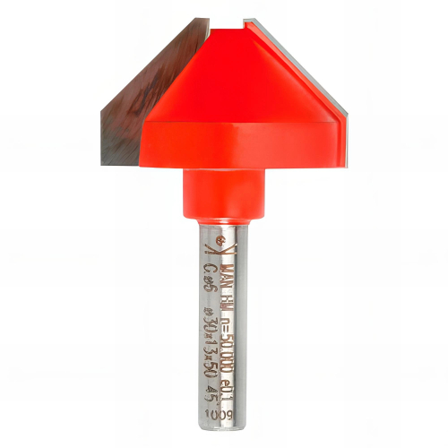 Mèche d'affleureuse chanfrein 45° Q. 8 x D. 30 x Lt. 50 mm - 631175 - Sidamo