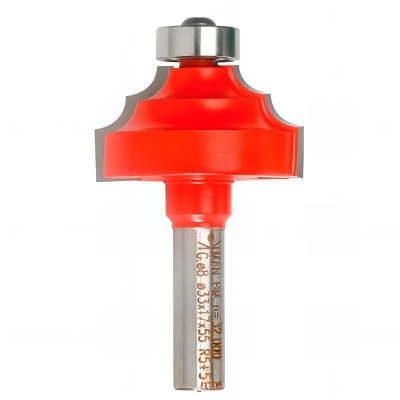 Mèche à double rayon Q. 8 x D. 33 x Lt. 55 mm + Guide à billes - 636025 - Sidamo