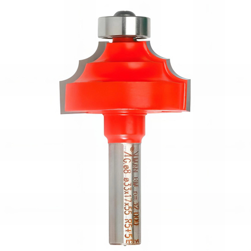Mèche à double rayon Q. 8 x D. 33 x Lt. 55 mm + Guide à billes - 636025 - Sidamo