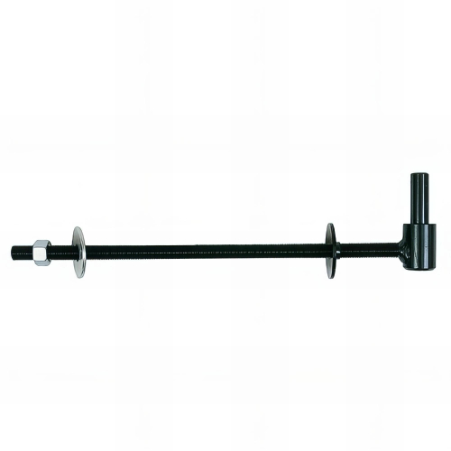 25 Gonds de volet traversant D. 12 x 300 mm - Clav. D. 14 mm - Simple volet - Noir