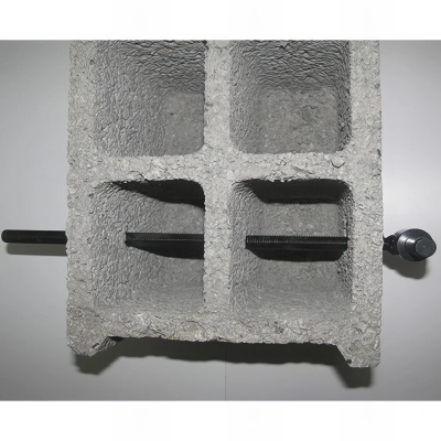 25 Gonds de volet traversant D. 12 x 300 mm - Clav. D. 14 mm - Simple volet - Noir 2