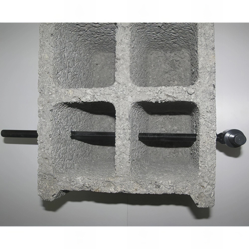 25 Gonds de volet traversant D. 12 x 300 mm - Clav. D. 14 mm - Simple volet - Noir