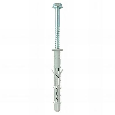 Blister de 10 chevilles à expansion nylon à visser NFA+ D. 10 x 135 mm - CM10140H+BL - Alsafix