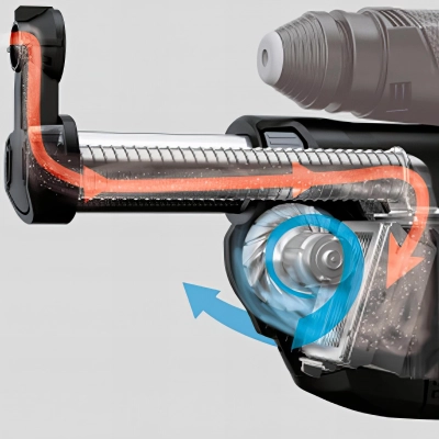 Aspirateur amovible pour perforateur EY7881 Panasonic - EY9X400 - Alsafix 2