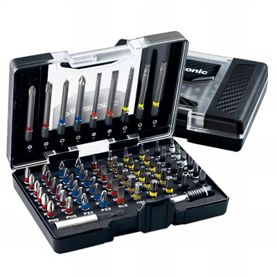 Coffret de 71 pcs d'embouts de vissage + porte-embouts Panasonic - TOOLBS3A - Alsafix