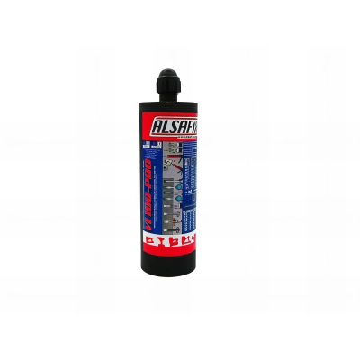 Cartouche de scellement chimique Vinylester grise VI100-PRO 400 ml - VI100400 - Alsafix