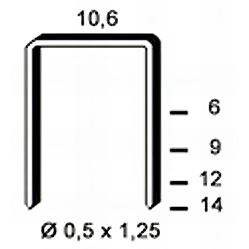 Agrafeuse manuelle 10/14 M1 - 133LT1 - Alsafix