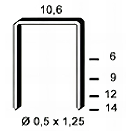 Agrafeuse manuelle 10/14 M1 - 133LT1 - Alsafix