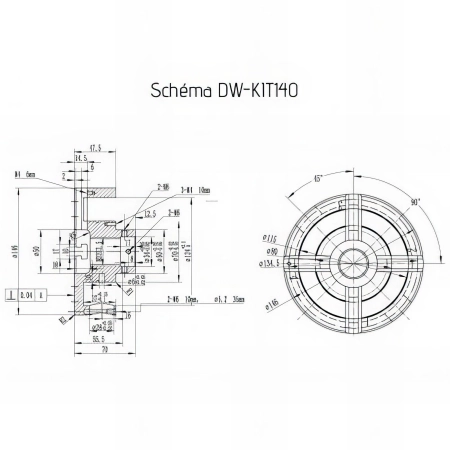 Coffret mandrin 4 mors + accessoires