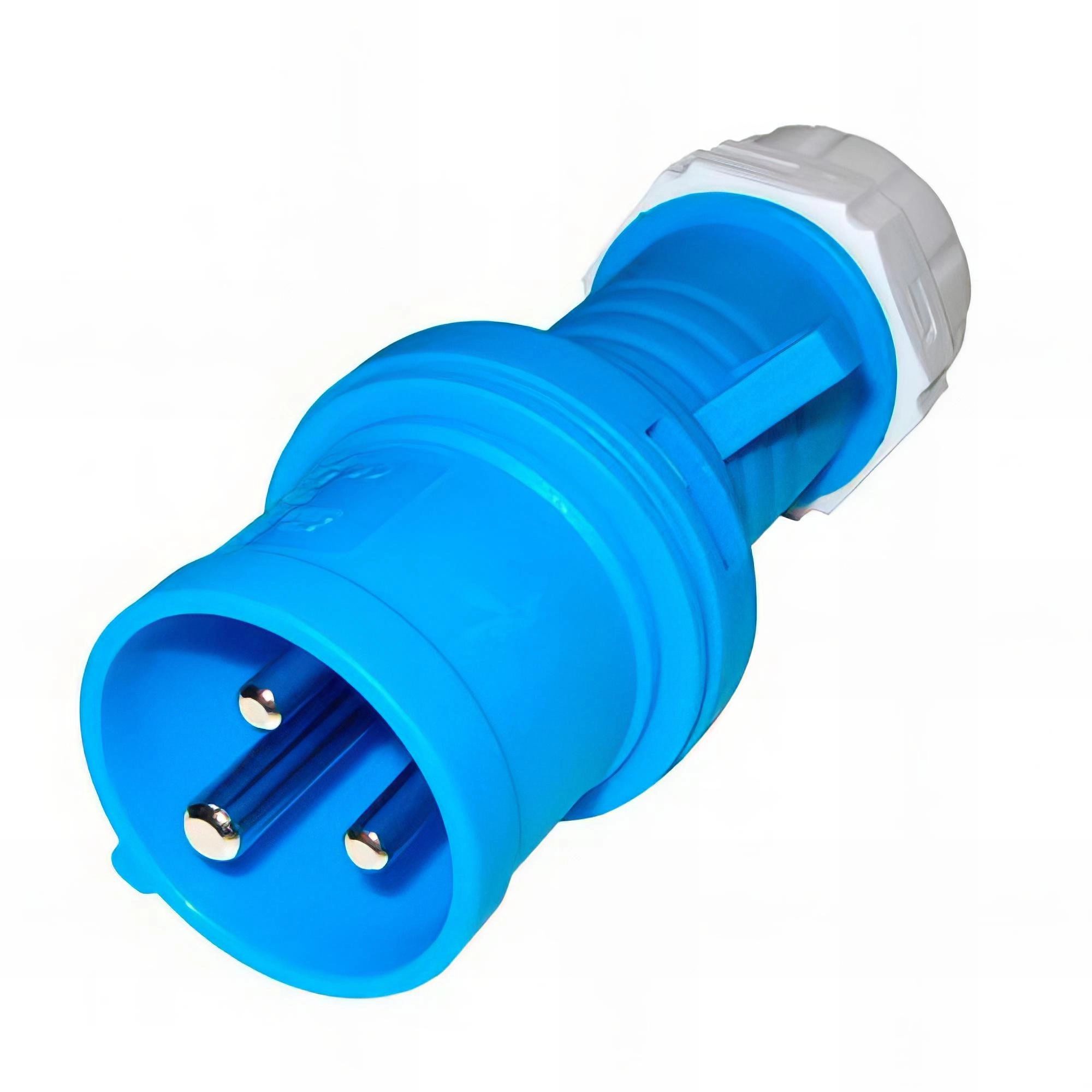 Prise electrique monophasee male 230V 16A EL0004 Holzprofi