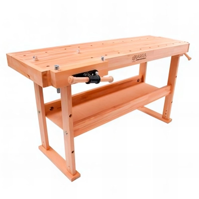 Etabli de menuisier hêtre lamellé L. 1700 x Ht. 850 mm - ET1700E - Holzprofi