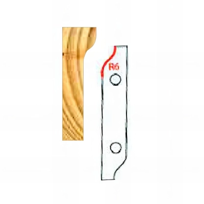 Jeu de 2 plaquettes inférieures de rechange pour PO plate bande - PPB07I - Holzprofi 2
