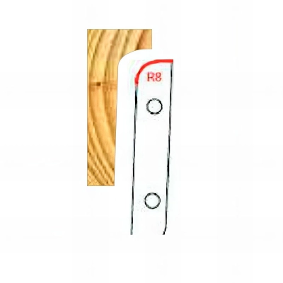 Jeu de 2 plaquettes supérieures de rechange pour PO plate bande - PPB09S - Holzprofi