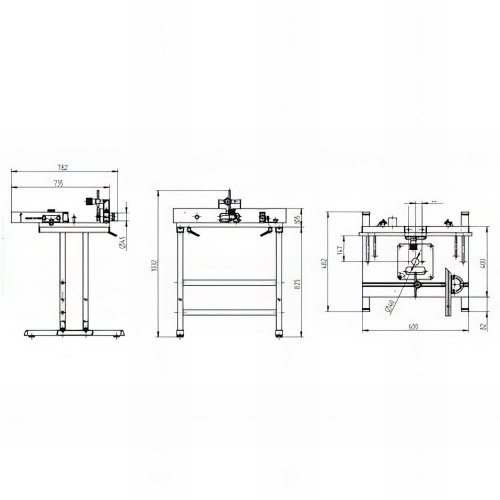 Table stationnaire pour défonceuse