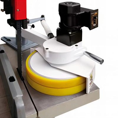 Entraîneur massif à bois 1 rouleau pour scie à ruban - 90 W 230 V