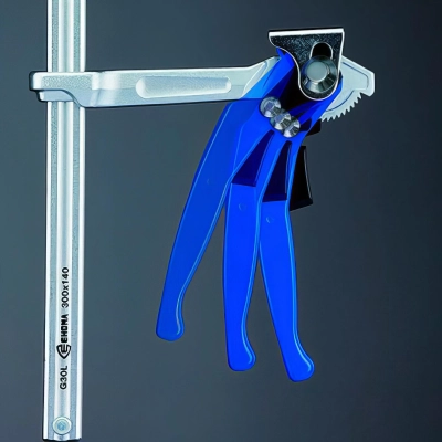 Serre joint en acier à levier - saillie 120 mm - L. 250 mm 2