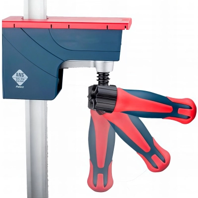 Presse parallèle à poignée pivotante - saillie 95 mm - section 29 x 9 mm - L. 800 mm 2