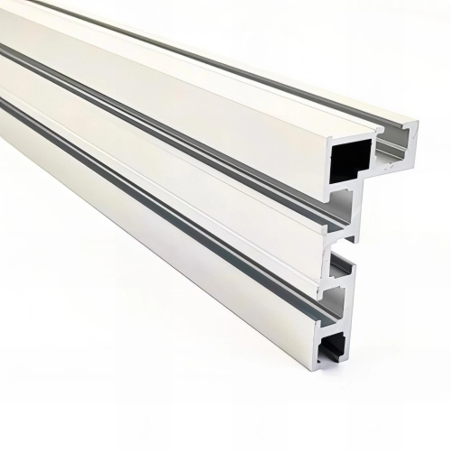 Rail de guidage à butée réglable L. 800 x H. 75 mm