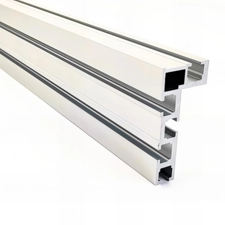 Rail de guidage à butée réglable L. 800 x H. 75 mm