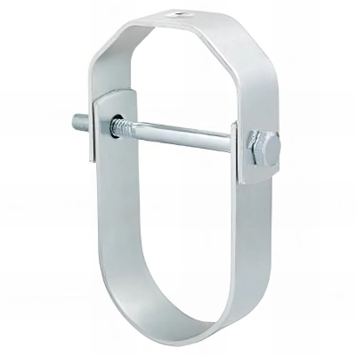 25 Colliers clevis hanger zingués D. 122 x L. 200 x l. 150 mm