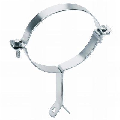 100 colliers métalliques lourds de descente de gouttière à encastrer Zingué D. 87 - 92 mm - ABDE090 - Index