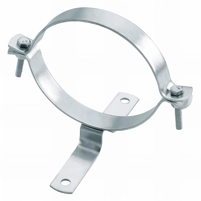 50 colliers métalliques lourds de descente de gouttière patte à vis Galvanisé D. 159 - 166 mm - ABDP160 - Index