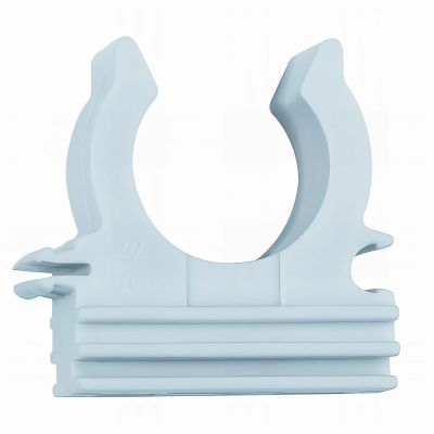 25 colliers en plastique pression préfilet M6. Gris, D. 40 mm - ABPRG40 - Index