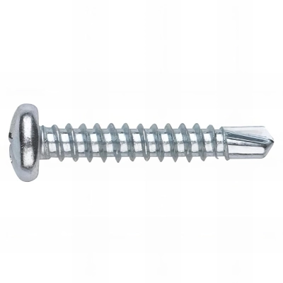 1 000 Vis autoperceuses tête bombée zinguée - D. 8,2 x L. 19 mm