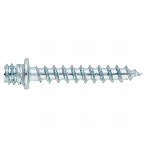 100 Pattes à vis à bois zinguées pour collier - M7 - D. 5,5 à 6,1 x L. 51 à 53 mm