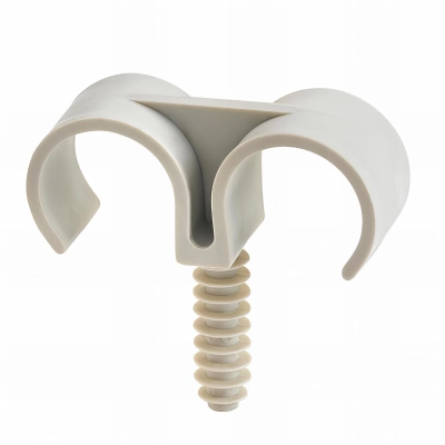 100 clips de fixation en plastique pour tuyau INDEXring Double, D. 15 - 16 mm - ABTD016 - Index