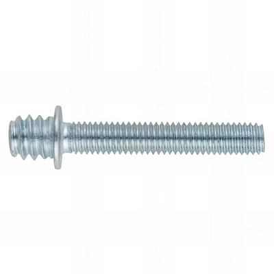 100 Pattes à vis à bois zinguées pour collier - M5 - M7 - D. 9 x L. 40 mm