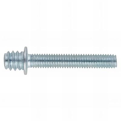 100 Pattes à vis à bois zinguées pour collier - M6 - M7 - D. 9 x L. 40 mm