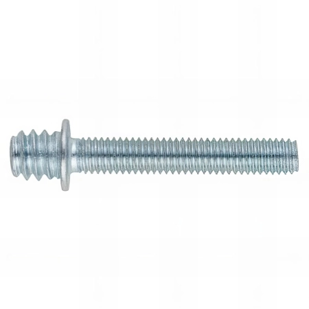 100 Pattes à vis à bois zinguées pour collier - M6 - M7 - D. 9 x L. 60 mm