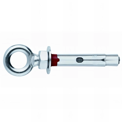 50 chevilles métalliques anti-rotation Piton forgé M10 x 70 mm (D. 12 mm) acier zingué - ACHAFO12C - Index