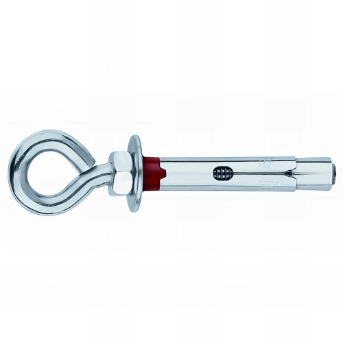 50 chevilles métalliques anti-rotation piton M10 x 70 mm (D. 12 mm) acier zingué - ACHA12C - Index