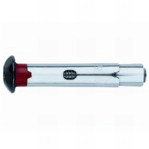 100 chevilles métalliques anti-rotation vis tête inviolable zing. noire M8 x 60 mm (D. 10 mm) - ACHINN10C - Index