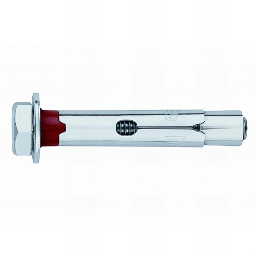 50 chevilles métalliques anti-rotation vis tête hexagonale M12 x 80 mm (D. 16 mm) acier zingué - ACHT16C - Index